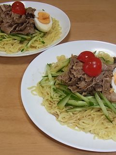 冷しゃぶサラダ風冷やし中華-レシピのメイン写真