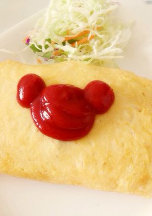 ミッキーオムライス-レシピのメイン写真