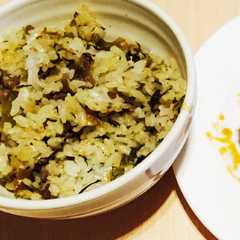 牛肉と高菜の混ぜご飯-レシピのメイン写真