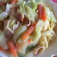 シチューのルーで豆乳クリームパスタ