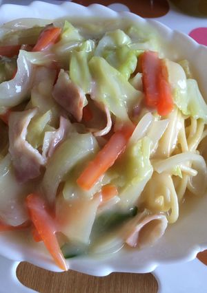 シチューのルーで豆乳クリームパスタ-レシピのメイン写真