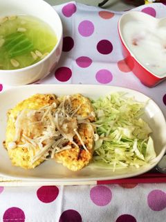 ダイエット♪豆腐ささみばーぐ-レシピのメイン写真