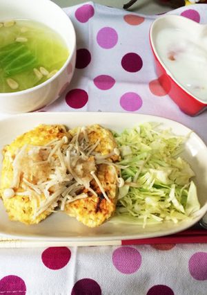 ダイエット♪豆腐ささみばーぐ-レシピのメイン写真