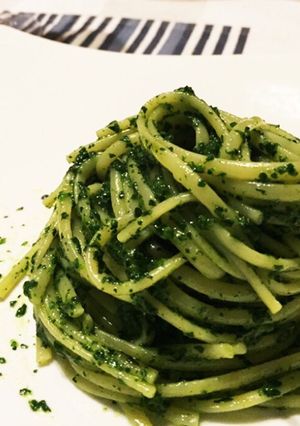 ほうれん草ペーストのパスタ-レシピのメイン写真
