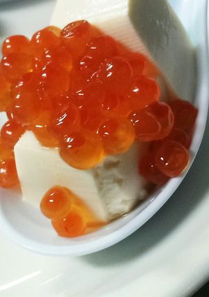 いくら豆腐♪レンゲで-レシピのメイン写真
