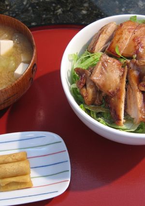 照り焼きチキン丼-レシピのメイン写真
