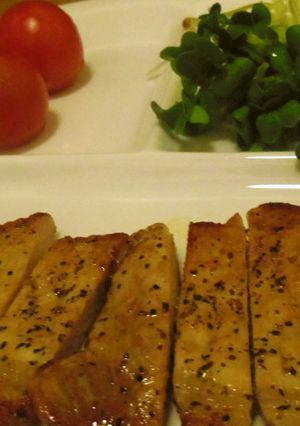 ディナーに良い牛肉いらず簡単ステーキ-レシピのメイン写真