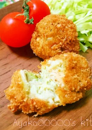 濃厚ヘルシー♪アボカドクリームコロッケ-レシピのメイン写真