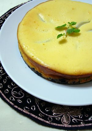 実はスゴク簡単♪洋梨のチーズケーキ-レシピのメイン写真