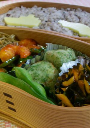 お弁当（90）面取りかぼちゃで♪-レシピのメイン写真