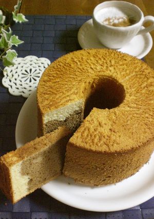 2層♪カプチーノ＊シフォンケーキ-レシピのメイン写真