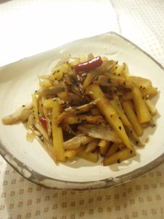 さつまいもとごぼうのきんぴら-レシピのメイン写真