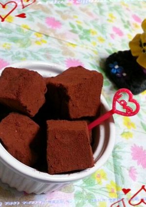 体脂肪にならず美肌になる！生チョコ☆-レシピのメイン写真