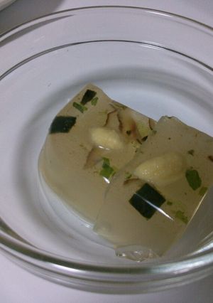 松茸の味お吸い物の煮こごり-レシピのメイン写真