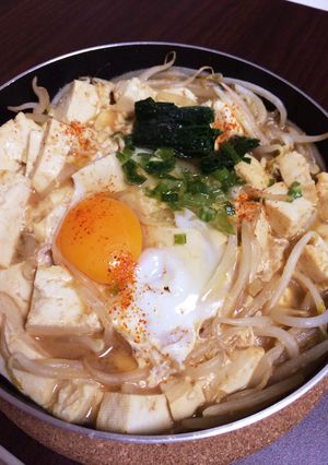 もやし＆豆腐のスンドゥブ風-レシピのメイン写真