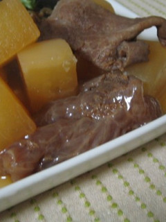 圧力鍋で☆牛すじと大根の煮物-レシピのメイン写真