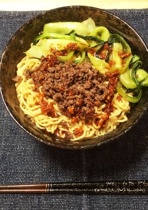 マルちゃん正麺アレンジ♪汁なしゴマ担々麺-レシピのメイン写真