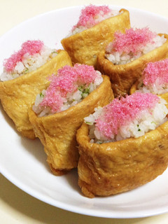 レンジで簡単いなり寿司〜花見•行楽弁当〜-レシピのメイン写真