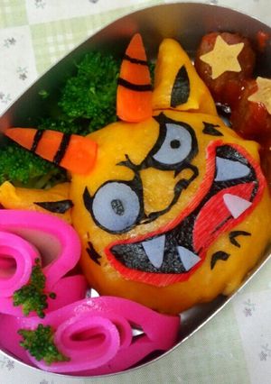 ♪キャラ弁♪妖怪ウォッチ山吹鬼♪-レシピのメイン写真