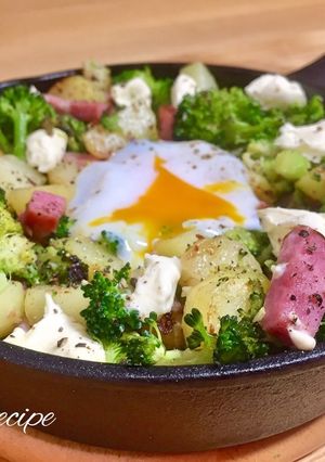 ブロッコリーとポテトのホットサラダ♡-レシピのメイン写真