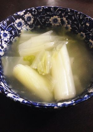 お父さんの「ネギ白菜スープ」-レシピのメイン写真