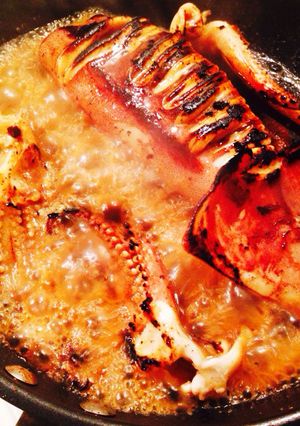 祭りのイカ焼き☆フライパンで簡単旨い！-レシピのメイン写真
