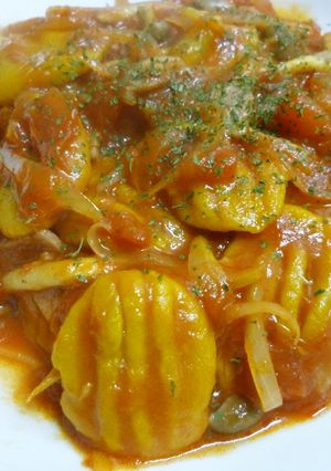 ベーコンのトマトソースパスタ-レシピのメイン写真
