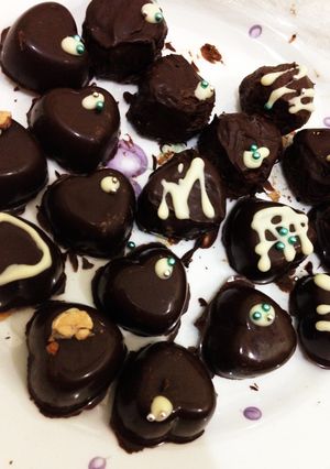 まわりはパリッ中身はトロ！お店風チョコ-レシピのメイン写真