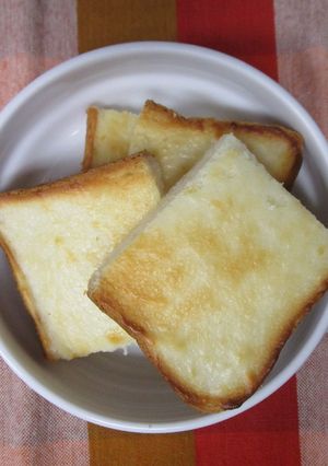 【保育園おやつ】チーズケーキトースト-レシピのメイン写真