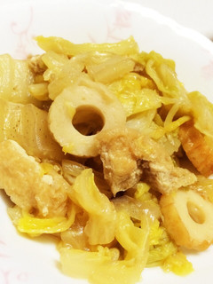 白菜と油揚げの甘煮♡-レシピのメイン写真