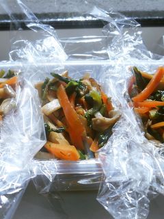 お弁当に最適!大根菜の炒め煮-レシピのメイン写真