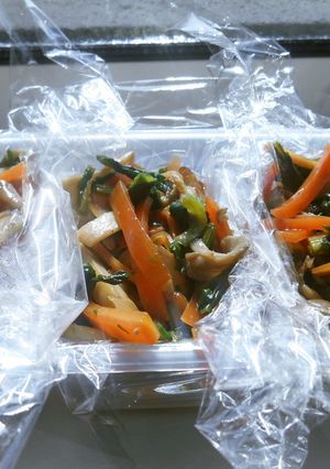 お弁当に最適！大根菜の炒め煮-レシピのメイン写真