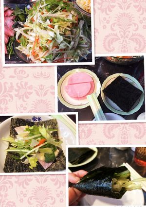 一度食べたら止まらない！海苔巻きサラダ-レシピのメイン写真