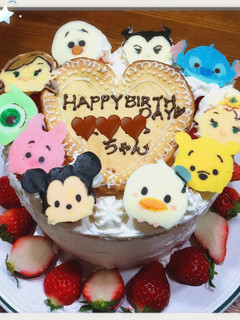 ツムツム ♡ ケーキ-レシピのメイン写真