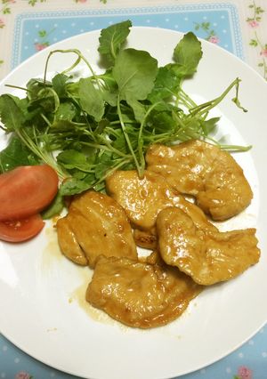 鶏むね肉の甘辛焼き♡-レシピのメイン写真