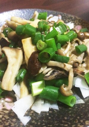 大根ときのこのサラダ♡和風ドレッシング-レシピのメイン写真