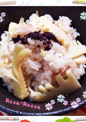 ✨春節..梅＆筍の 炊き込みご飯✨-レシピのメイン写真
