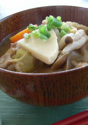 にんにく味噌でピリ辛豚汁-レシピのメイン写真