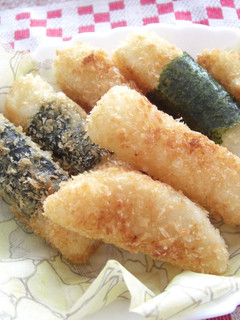 レトルトご飯でおにぎりフライ-レシピのメイン写真
