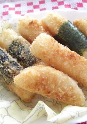 レトルトご飯でおにぎりフライ-レシピのメイン写真