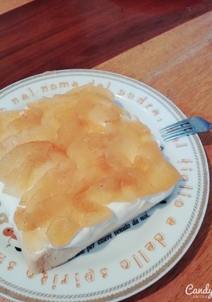 リンゴと生クリームのふわふわパン-レシピのメイン写真