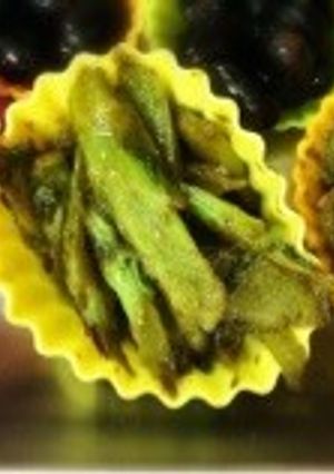 お弁当にも！春菊の茎のキンビラ-レシピのメイン写真