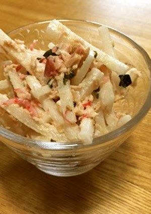 あと1品　大根とシーチキンの梅マヨ和え-レシピのメイン写真