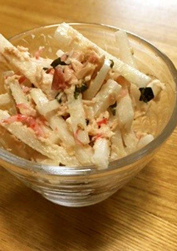 あと1品　大根とシーチキンの梅マヨ和え-レシピのメイン写真