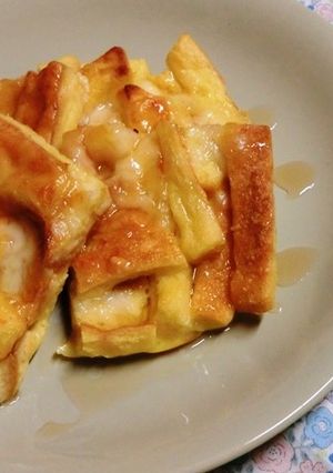 パン耳で＊ほの甘チーズフレンチトースト-レシピのメイン写真