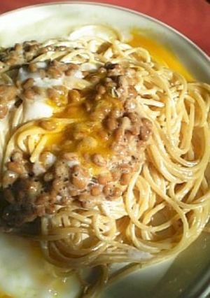 納豆パスタ-レシピのメイン写真