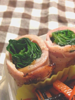 お弁当のおかず◎ほうれん草のベーコン巻き-レシピのメイン写真