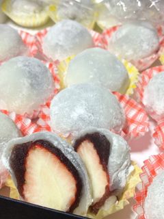 レンジで超簡単♪いちご大福-レシピのメイン写真