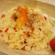 彩りキレイで簡単♪洋風♪パプリカごはん♪