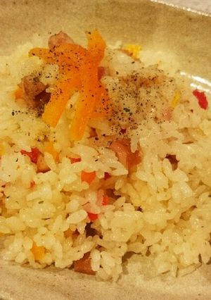 彩りキレイで簡単♪洋風♪パプリカごはん♪-レシピのメイン写真